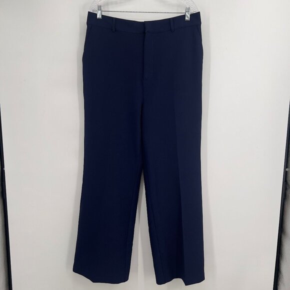 Bailey 44 Navy Blue Wide-Leg Dress Pants Women's Size XL - Picture 1 of 10